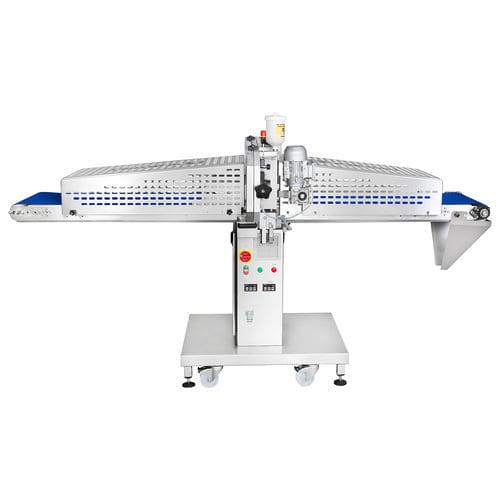 Fatiador de pão industrial automático - BDP series  - DOVAINA UAB - semiautomático / com lâmina de fita contínua / horizontal