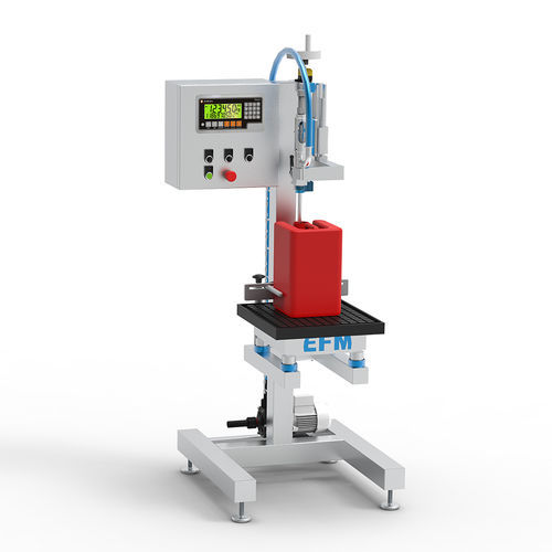 Envasadora por peso - RPLE series - EFM MACHINERY - semiautomática / de garrafas / para líquidos