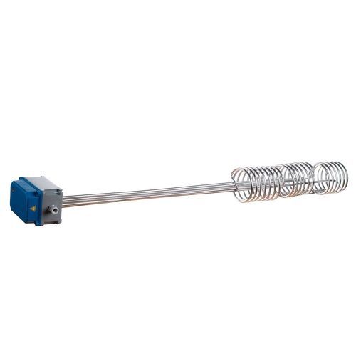 Resistência de aquecimento com termostato - ELMITI - tubular / em alumínio / industrial