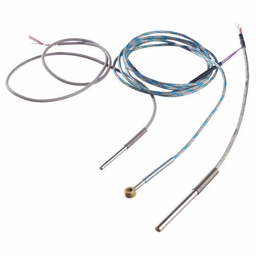 Sonda de temperatura termopar tipo J - ELMITI - de inserção / de 2 fios / fios desencapados