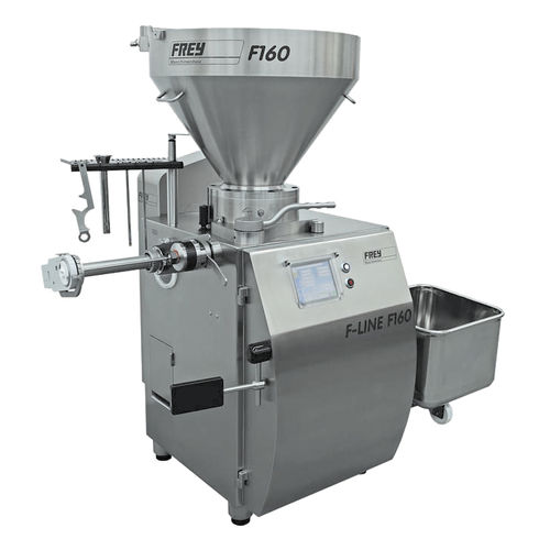 Embutideira a vácuo hidráulica - F-LINE F160 series - FREY MASCHINENBAU - de alta velocidade / contínua / para salsichas