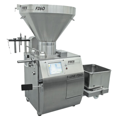 Embutideira a vácuo hidráulica - F-LINE F260 series - FREY MASCHINENBAU - contínua / de alta precisão / para salsichas