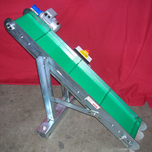 Transportador de esteira - G.F.T. AUTOMAZIONI - inclinado / de transporte / elétrico