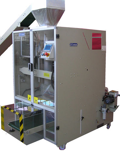 Ensacadeira vertical - GFT250A - G.F.T. AUTOMAZIONI - flow-pack / controlada por CLP / para a indústria alimentícia