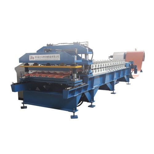 Perfiladeira de perfis metálicos - SHAOXING SMARTECH MACHINERY MANUFACTURING CO.,LTD. - automática / de precisão / com puncionamento