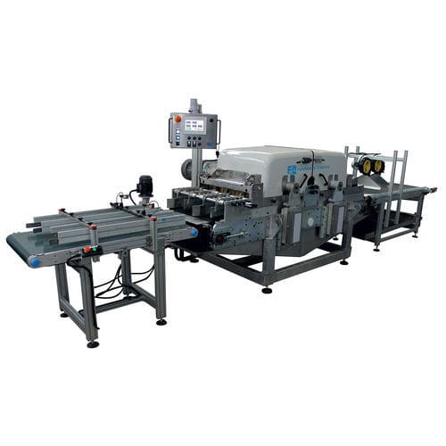Linha de corte com faca rotativa - MTM 700/2 - Ferrari & Cigarini srl - para mármore / para granito / para cerâmica