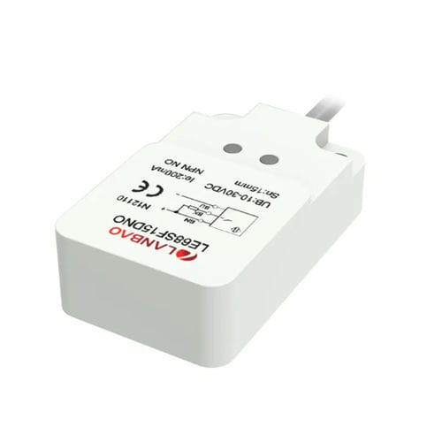 Sensor de proximidade indutivo - LE68SN25DNO series - Shanghai Lanbao Sensing Technology Co., Ltd. - mecânico / quadrado / PNP