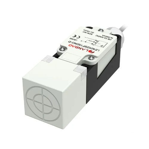 Sensor de proximidade indutivo - LE40XZSN20SBB-D series - Shanghai Lanbao Sensing Technology Co., Ltd. - quadrado / analógico / conector M12