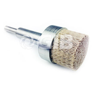 Escova tipo pincel - GOLDEN INDUSTRIAL BRUSH - de rebarbagem / em nylon / em alumínio