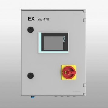 Unidade de controlo para suporte de sonda retrátil - EXmatic 470 - Exner Process Equipment GmbH - programável / eletropneumática