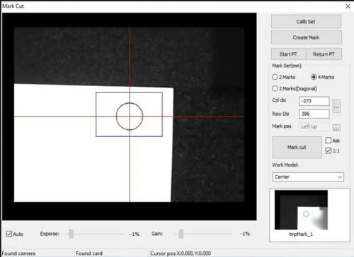 Sistema de escaneamento para máquina de corte - Mark cut - BALACCHI S.R.L. - de 2 eixos / a laser / compacto