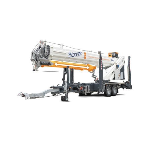 Guindaste montado em carreta - AHK 36e X - Böcker Maschinenwerke GmbH - telescópico / para obras / de elevação