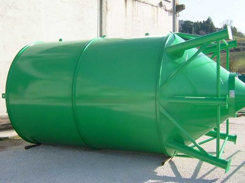 Silo horizontal - CACCIAMANI - telescópico / de cimento / para produtos a granel