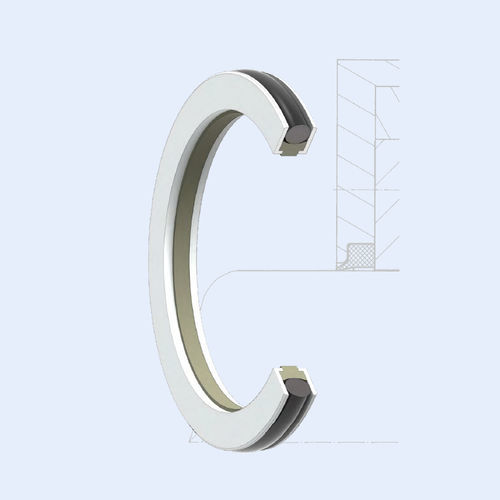 Anel O-ring - GGDI series - Hunger - com lábio / em PTFE / em POM