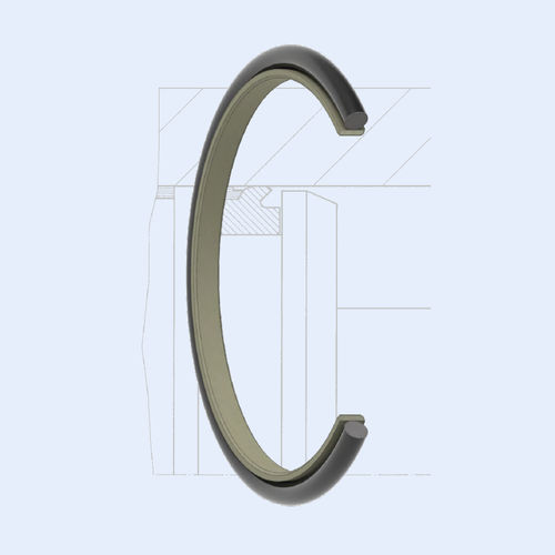 Anel O-ring - GODI series - Hunger - em NBR / meio / para hastes de pistão