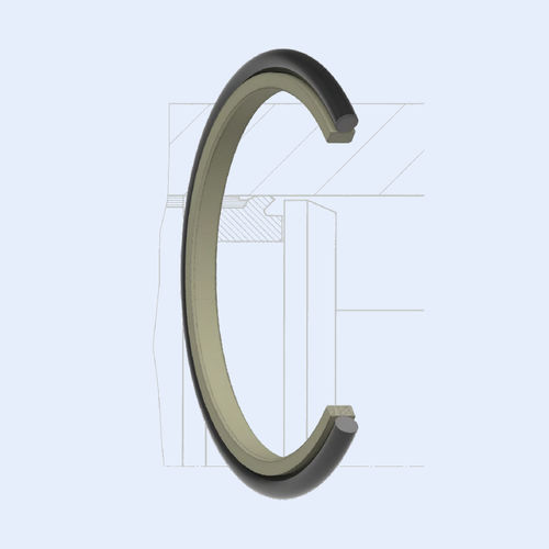 Anel O-ring - GDSI series - Hunger - em NBR / circular / de lâminas