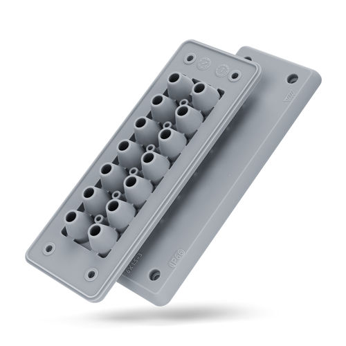 Placa de entrada de cabos IP66 - MH - Trelleborg Cable Entry Solutions - para painel elétrico / para cabos / para aplicações higiênicas