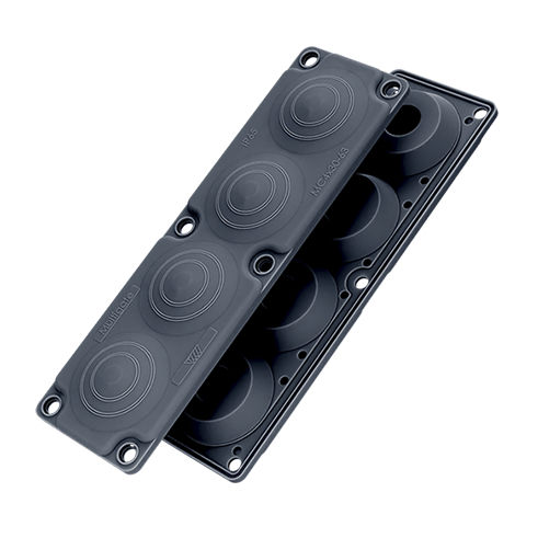 Sistema de entrada de cabos IP65 - MC 4 BLACK UL94 V-0 - Trelleborg Cable Entry Solutions - para cabos / para painel elétrico