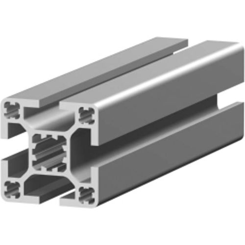 Perfil em alumínio - 1.11.040040.43L series - MayTec - retangular / para molde e caracterização da máquina / para proteção de máquina