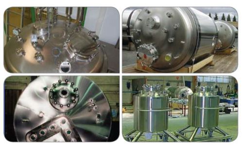 Tanque para água - ETA - cilíndrico / de armazenamento / para limpeza