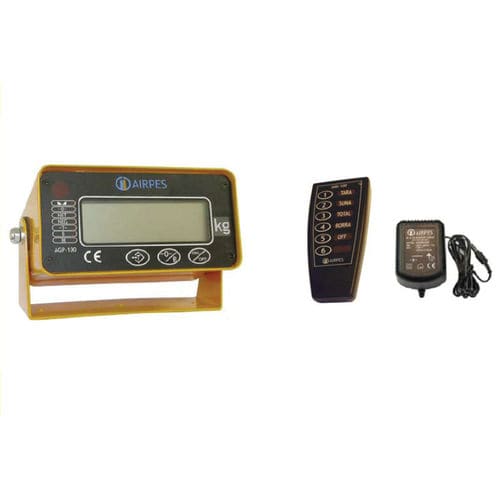 Indicador de peso com display LCD - ARR-100 - Airpes - de bancada / IP65 / IP55