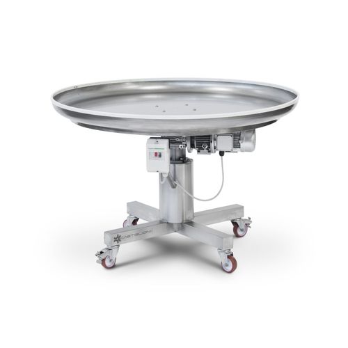 Mesa rotativa indexadora acionada por motor - CASTIGLIONI - vertical / para linha de embalagem