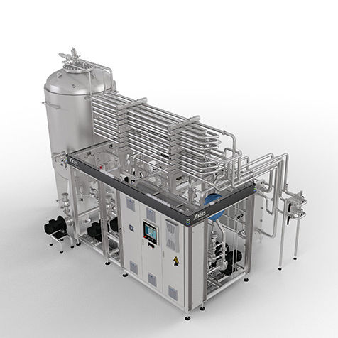Pasteurizador para sucos de frutas - KZE - KHS GmbH - para cerveja / para a indústria das bebidas / para trocador de calor