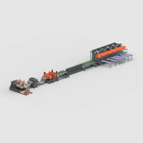 Linha de produção para perfis de alumínio - WEMO Nederland B.V. - de perfis para persianas externas / para chapas / modular
