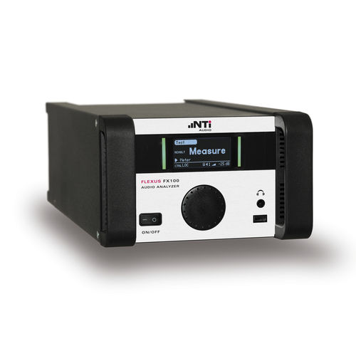 Analisador de áudio - FLEXUS FX100 - NTi Audio - integrável