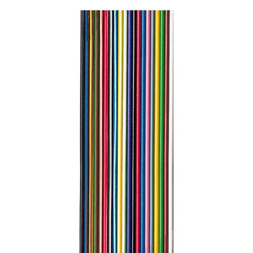 Cabo elétrico de fita - 8 x LIY 0,75 - Metrofunk Kabel-Union - de dados / isolado / plano