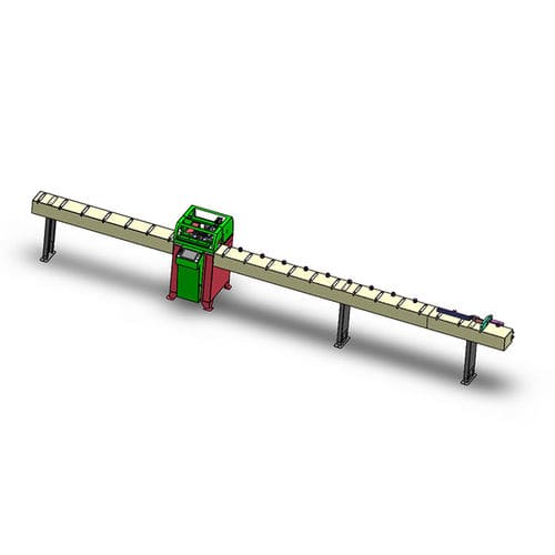 Máquina de furação controlada por CLP - RZ-7200 - Risus Machines - vertical / com braço robótico / para perfis