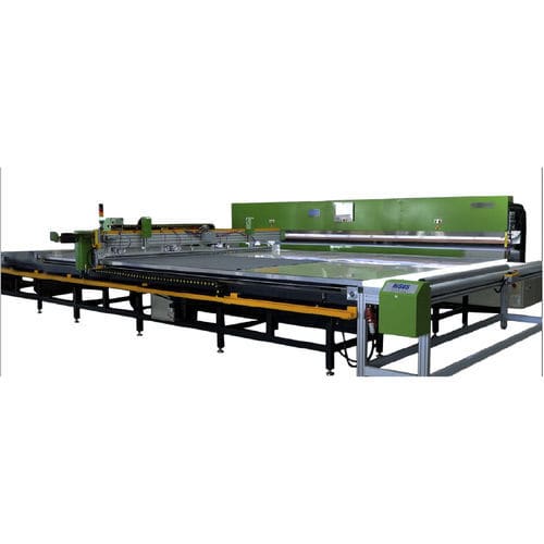 Mesa de corte para tecidos - RZ-7500 - Risus Machines - com faca rotativa / para cortinas / para persiana