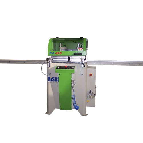 Serra de esquadria - RA-550 - Risus Machines - para alumínio / para perfis / de 1 cabeça
