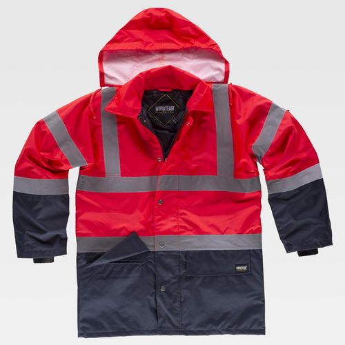 Jaqueta de alta visibilidade - C3717 - WORKTEAM - de trabalho / impermeável / contra o frio