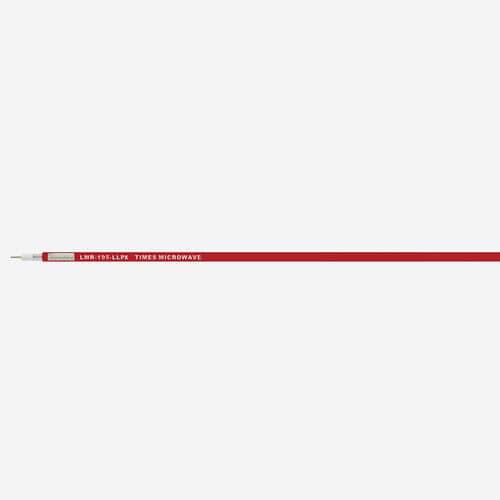 Cabo elétrico para uso em ambientes internos - LMR-195-LLPX  - Times Microwave Systems - RF / coaxial / retardante de chama
