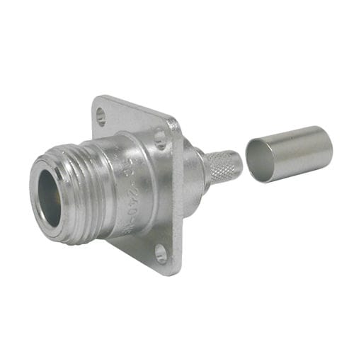 Conector para montagem em painel - TC-240-NF-BHFA - Times Microwave Systems - RF / tipo N / fêmea