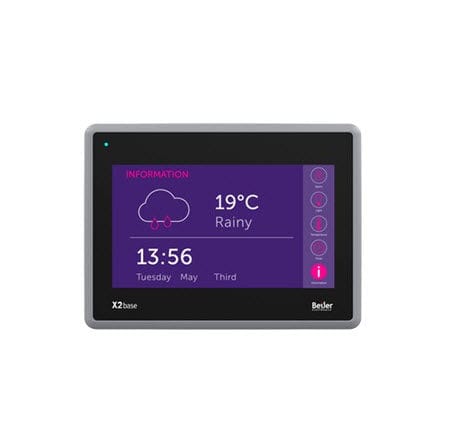 IHM com tela sensível ao toque - X2 base 7 - Beijers Electronics APAC - embutida / 800 x 480 / arquitetura ARM