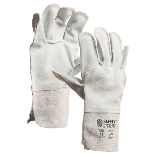 Luva de trabalho - G67E - Lanzi Srl | Safety Systems - resistente à abrasão / em couro / 11