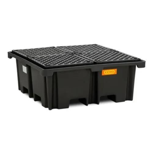 Palete de contenção para tambores - 11278 - Ricomi srl - 4 tambores / em polietileno
