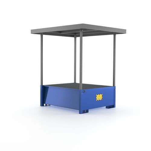 Bacia de contenção para contentor IBC - VAT1000R - Ricomi srl - de aço / em aço galvanizado