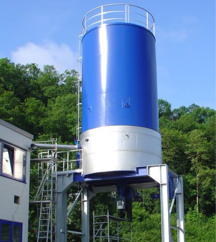 Silo para aplicações específicas - Kurz Silo systeme - soldado / de fundo plano / para tremonha