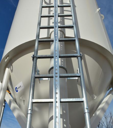 Silo móvel - Kurz Silo systeme - com fundo cônico / soldado / para uso geral
