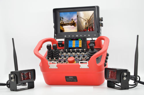 Controle remoto sem fio - DCH-V48 series - DCH RADIO LIMITED COMPANY - de botões configuráveis / com joystick / com interruptor de alavanca