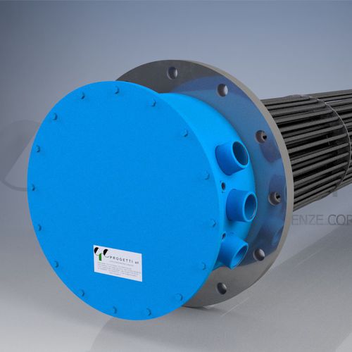 Resistência de aquecimento tubular - CRC PROGETTI SRL - em aço inoxidável / em aço / industrial