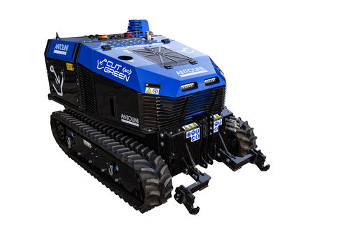 Cortador de grama comandado por rádio-controle - CUTGREEN60 - ANTOLINI MEZZI CINGOLATI - a diesel