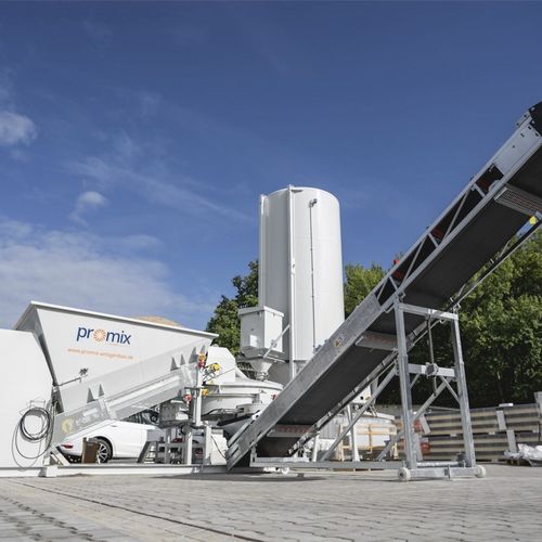 Central de concreto móvel - promix-1000 - promix Anlagenbau GmbH & Co. KG - compacta / automática