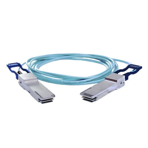 Cabo montado de cobre ativo - JPC Connectivity - de fibra óptica / de transmissão de dados / QSFP28