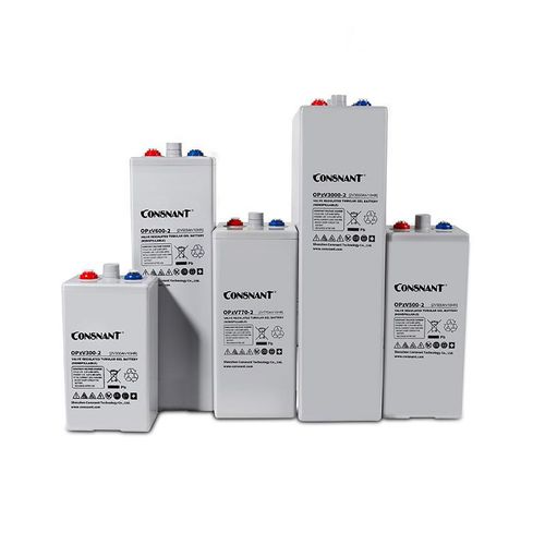 Bateria gel OPzV - Shenzhen Consnant Technology Co., Ltd. - tubular / 12 V / 2 V