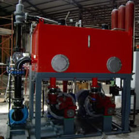 Unidade hidráulica com motor elétrico - Tech Euroengineering - para bomba