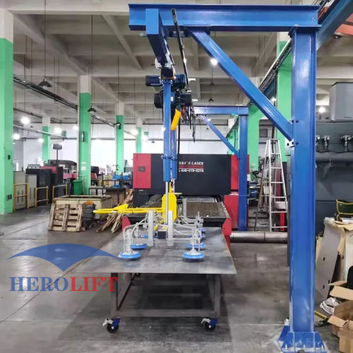 Balancim com ventosas em H - BLA500-6-B - Herolift - com armação / para chapa / industrial